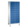 C+P Schließfachschrank Evolo48 mit Standfuß 2 x 10 Fächer Y001563L