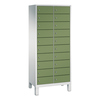 C+P Schließfachschrank Evolo48 mit Standfuß 2 x 10 Fächer Y001563P