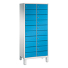 C+P Schließfachschrank Evolo48 mit Standfuß 2 x 10 Fächer Y001563R