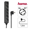 Hama Steckdosenleiste 6 Steckdosen Y001565V