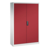 C+P Flügeltürenschrank Acurado 5 Ordnerhöhen 1.200 x 1.950 x 400 mm (B x H x T) lichtgrau Y001585V