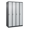 C+P Kleiderspind Classic PLUS mit Sockel 1.200 x 1.850 x 500 mm (B x H x T) schwarzgrau Y001587N