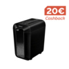 Fellowes® Aktenvernichter Powershred® LX65 P-4 Papier, Heftklammern, Büroklammern, Kreditkarten Partikelschnitt 10 Bl. schwarz