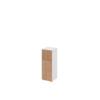 Hammerbacher Schließfachschrank 400 x 1.100 x 420 mm (B x H x T) 3 Fächer mussbaum Y001757E