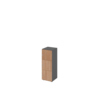 Hammerbacher Schließfachschrank 400 x 1.100 x 420 mm (B x H x T) 3 Fächer nussbaum Y001757F