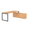 Hammerbacher Schreibtischkombination RSE19 Farbe der Tischplatte buche Farbe des Korpus buche Farbe des Gestells graphit Y001769F