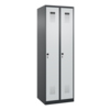 C+P Kleiderspind Evolo PLUS mit Sockel 600 x 1.850 x 500 mm (B x H x T) schwarzgrau Y001779Y