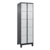 C+P Schließfachschrank Evolo PLUS mit Standfuß 10 Fächer schwarzgrau Y001784O