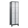 C+P Schließfachschrank Evolo PLUS mit Standfuß 8 Fächer schwarzgrau Y001784U C+P Schließfachschrank Evolo PLUS mit Standfuß 8 Fächer schwarzgrau Y001784U