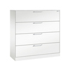 C+P Hängeregistraturschrank Asisto 1.200 x 1.310 x 435 mm (B x H x T) 3-bahnig verkehrsweiß Y001937R