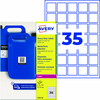 Avery Zweckform Folienetikett wetterfest 35 x 35 mm (B x H) Y002214Z