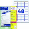 Avery Zweckform Adressetikett ultragrip 45,7 x 21,2 mm (B x H) Y002215H