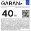 Garantielabel Legamaster Wall-up Whiteboard 7-1061XX