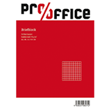 Pro/office Briefblock DIN A4