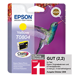 Epson Tintenpatrone T0804 gelb