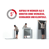 Paperflow Rollladenschrank easyOffice® grau