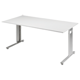 Geramöbel Schreibtisch C Fuß Flex 1.600 x 680-820 x 800 mm (B x H x T) Rechteck