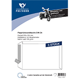 POSTHORN Papprückwandtasche DIN C4 weiß 5 St./Pack.