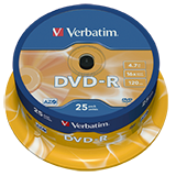 Verbatim DVD-R Spindel