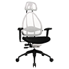 TOPSTAR Bürodrehstuhl Open Art® Edition mit Kopfstütze weiß