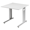 Geramöbel Schreibtisch C Fuß Flex 800 x 680-820 x 800 mm (B x H x T)