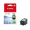 Canon Tintenpatrone CL-511 C/M/Y cyan/magenta/gelb C003989K