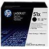 HP Toner schwarz 51X 2 St./Pack. H009979V