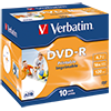 Verbatim DVD-R bedruckbar Jewelcase V004678P